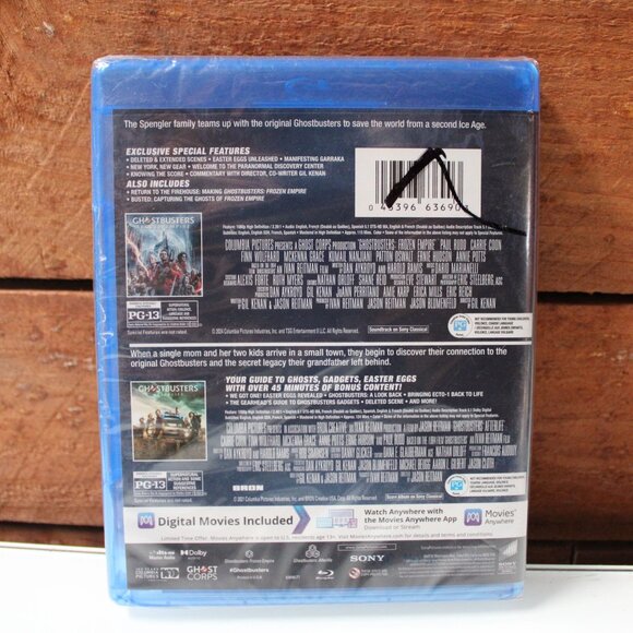 Ghostbusters Frozen Empire / Afterlife Blu-ray + Digital 2-Movie Collection New - Picture 2 of 3
